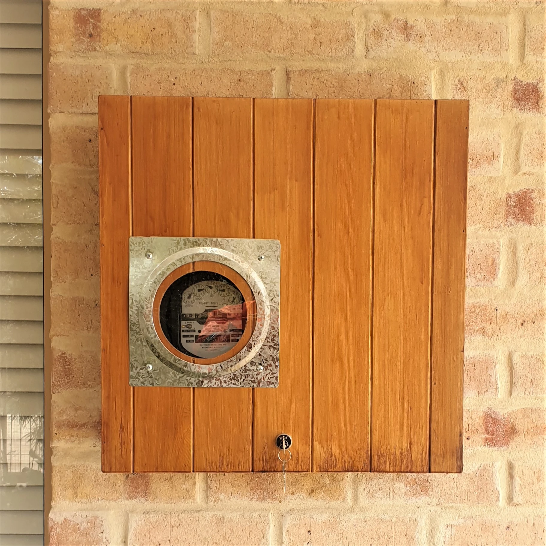 Wooden Meter Box Security