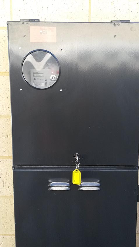 Western Power Meter Box Lock